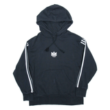 ADIDAS Womens Black Hoodie UK 4