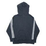 ADIDAS Womens Black Hoodie UK 4