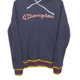 CHAMPION Mens Blue Hoodie S