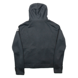 ADIDAS Womens Black Hoodie Full Zip UK 12