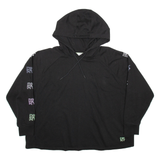 DKNY Sportswear Womens Black Hoodie L