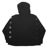 DKNY Sportswear Womens Black Hoodie L