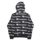 CHAMPION Mens Black Hoodie M