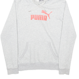 PUMA Womens Grey Hoodie UK 8