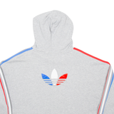 ADIDAS Cropped Womens Grey Hoodie UK 14
