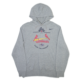 NIKE Cardinals Mens Grey Hoodie Full Zip USA L