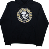 JERZEES Noblesville Millers Mens Black Hoodie USA S