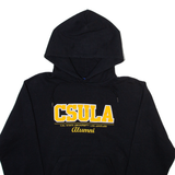 CHAMPION CSULA Cal State University Los Angeles Mens Black Hoodie USA S