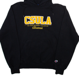 CHAMPION CSULA Cal State University Los Angeles Mens Black Hoodie USA S