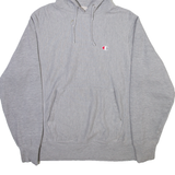 CHAMPION Mens Grey Hoodie S