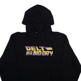 CHAMPION Delt Beta Zeta Bid Day Mens Black Hoodie M
