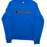 CHAMPION Mens Blue Hoodie S