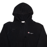 CHAMPION Mens Black Hoodie S