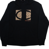 CHAMPION Womens Black Hoodie L