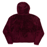 NIKE Womens Maroon Hoodie S