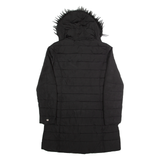 TOMMY HILFIGER Insulated Womens Puffer Coat Black Hooded S