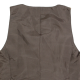 ALBA MODA Womens Blazer Waistcoat Brown 90s UK 18