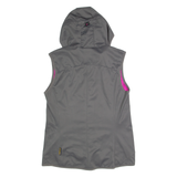 JACK WOLFSKIN Womens Gilet Grey Hooded M