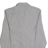 Womens Blazer Jacket Black 90s Houndstooth UK 12