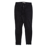LEVI'S 711 Womens Jeans Black Slim Skinny W27 L28