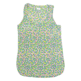 HARTFORD Womens Printed Vest Green Sleeveless Floral S