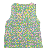 HARTFORD Womens Printed Vest Green Sleeveless Floral S