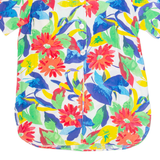 Womens Kimono Blouse Red Floral L