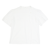 Womens Printed Blouse White Floral M