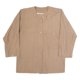 MODISSA Womens Blouse Brown Long Sleeve L