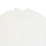 Womens Blouse Beige Button Neck L