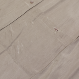 MODISSA Womens Blouse Brown Long Sleeve L