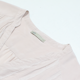 Womens Blouse Pink V-Neck Long Sleeve S