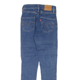 LEVI'S 721 High Rise Ankle BIG E Womens Jeans Blue Slim Skinny W24 L26