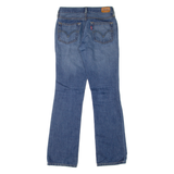 LEVI'S Womens Jeans Blue Regular Bootcut Stone Wash W25 L31