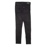 LEVI'S Womens Jeans Black Slim Skinny W28 L30