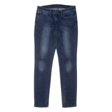 LEVI'S Low Rise Womens Jeans Blue Slim Skinny Stone Wash W31 L34