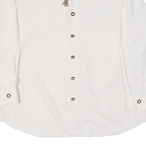SIGI Mens Plain Shirt Beige Long Sleeve XL