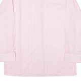 Mens Formal Shirt Pink Linen Long Sleeve M