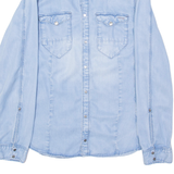 GSTAR RAW Mens Denim Shirt Blue Long Sleeve S
