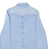 GSTAR RAW Mens Denim Shirt Blue Long Sleeve S