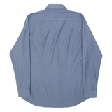 PIERRE CARDIN Slim Fit Mens Plain Shirt Blue Long Sleeve L