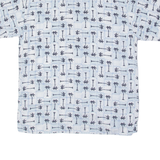 VAN HEUSEN Palm Tree Mens Shirt Blue XL