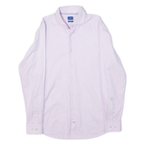 JOOP Slim Fit Mens Plain Shirt Pink Long Sleeve L