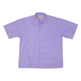 LETS GO Mens Plain Shirt Purple 2XL