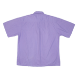 LETS GO Mens Plain Shirt Purple 2XL