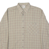 SEIDENSTICKER Mens Shirt Green Plaid Long Sleeve XL
