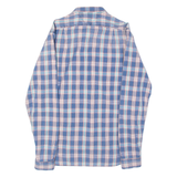 TOMMY HILFIGER Mens Shirt Blue Plaid Long Sleeve XL