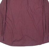 PIERRE CARDIN Mens Shirt Red Spotted Long Sleeve 2XL