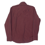 HUGO BOSS Mens Formal Shirt Red Long Sleeve L