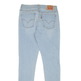 LEVI'S 710 Womens Jeans Blue Slim Skinny Stone Wash W27 L30